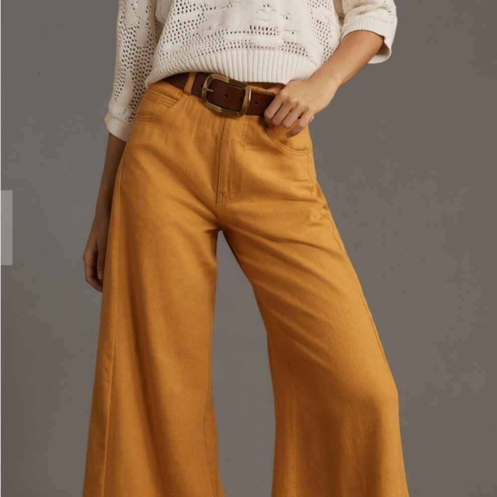 Anthropologie Adi MidRise Frayed Pants Pilcro